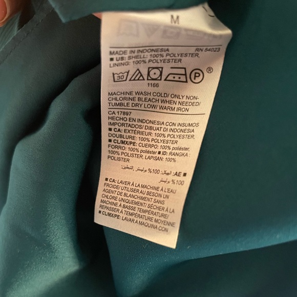 Old Navy sleeveless mini dress dark turquoise color size M - Picture 6 of 7